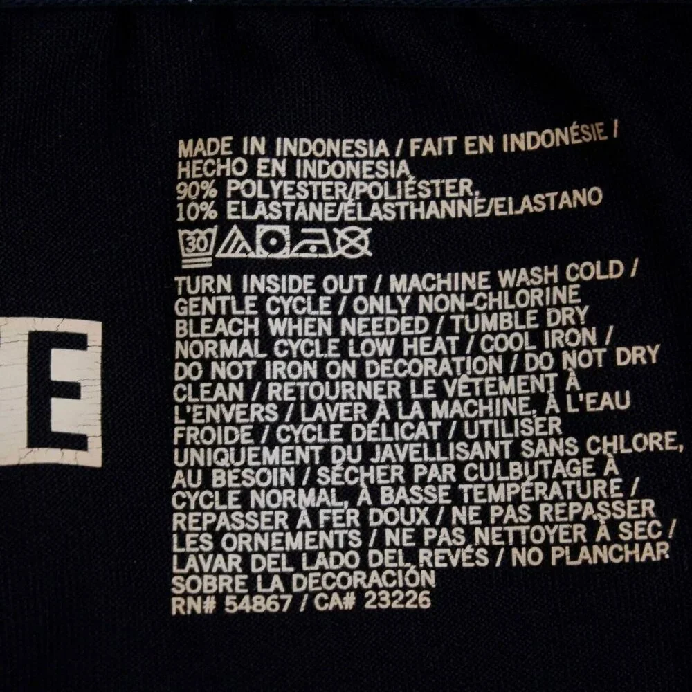 PINK Ultimate Sz XS x 29 Black Drawstring Poly Blend Jogger Activewear Pant - Picture 4 of 5